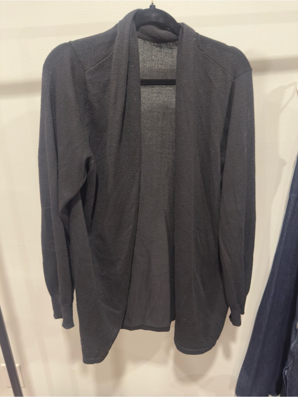 Women’s Open-Front black Cardigan Sweater